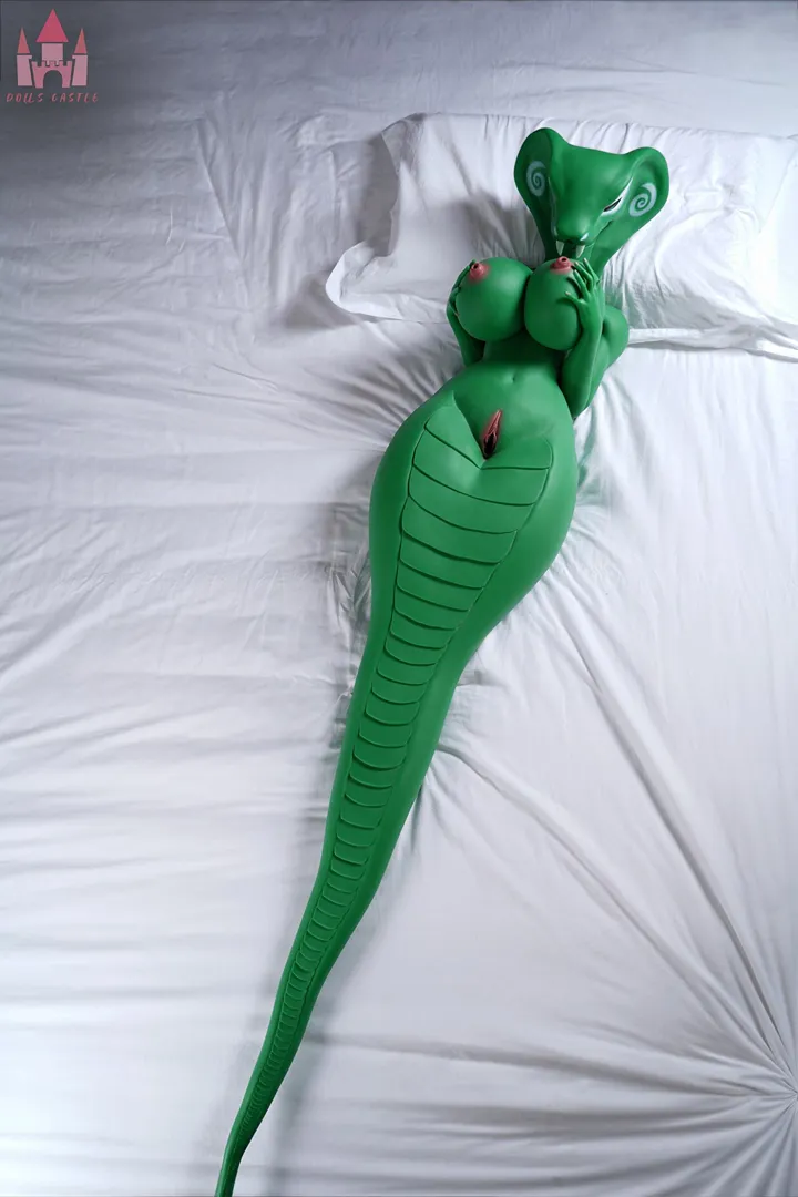 Patung Seks Silikon Skalor 160cm (5ft3) H-Cup Furry Snake